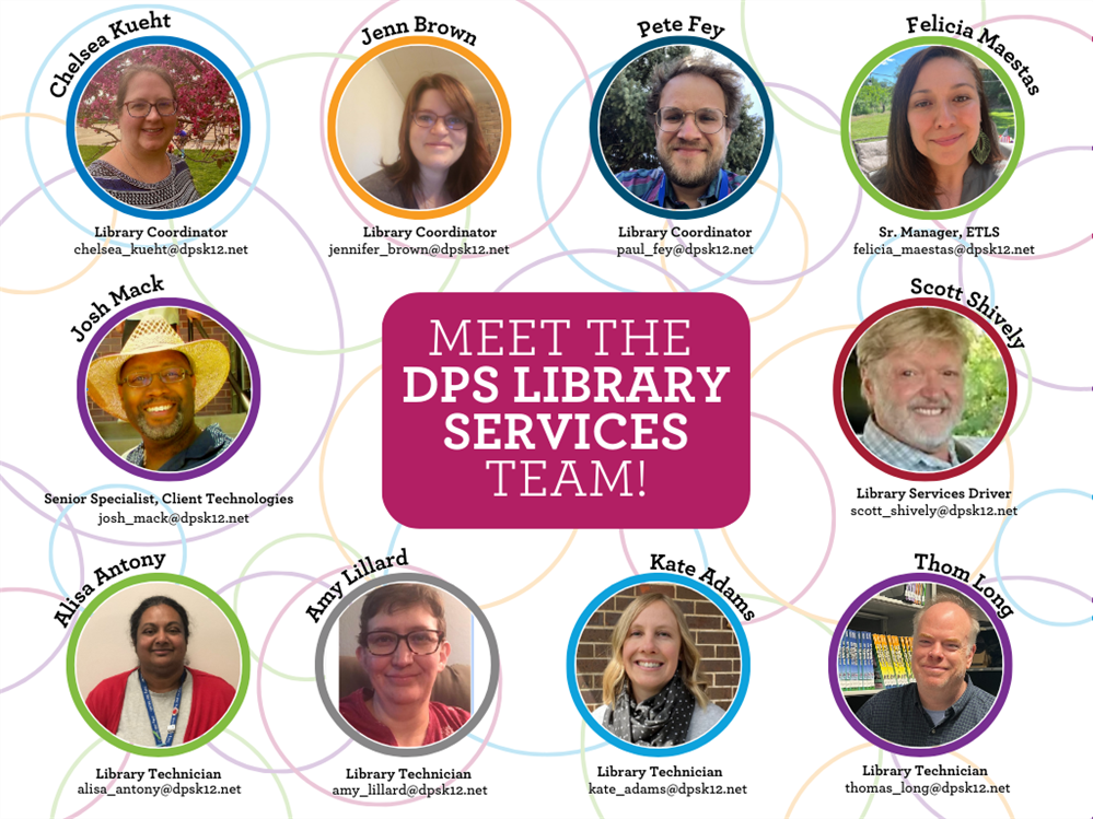 Pictures of the Library Services Team